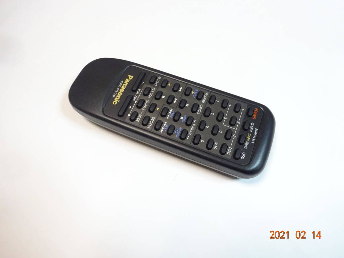  Panasonic SC-VC450 for remote control compo player for remote control 