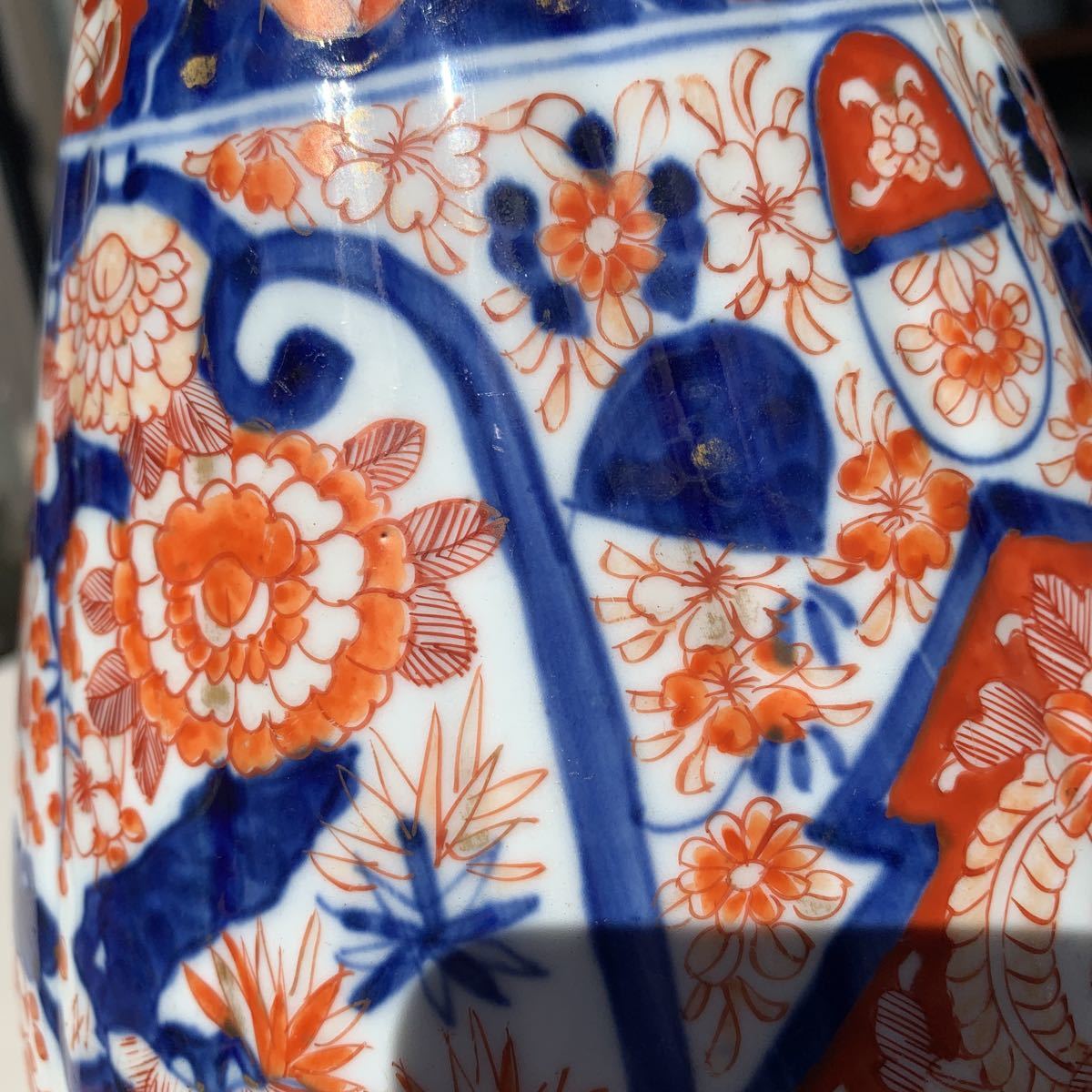 有田焼 香蘭社 明治期初頭作品 花瓶 伊万里 壺 色絵 骨董品 希少 有田焼 香蘭社 明治期初頭作品 花瓶 伊万里 壺 色絵 骨董品 希少