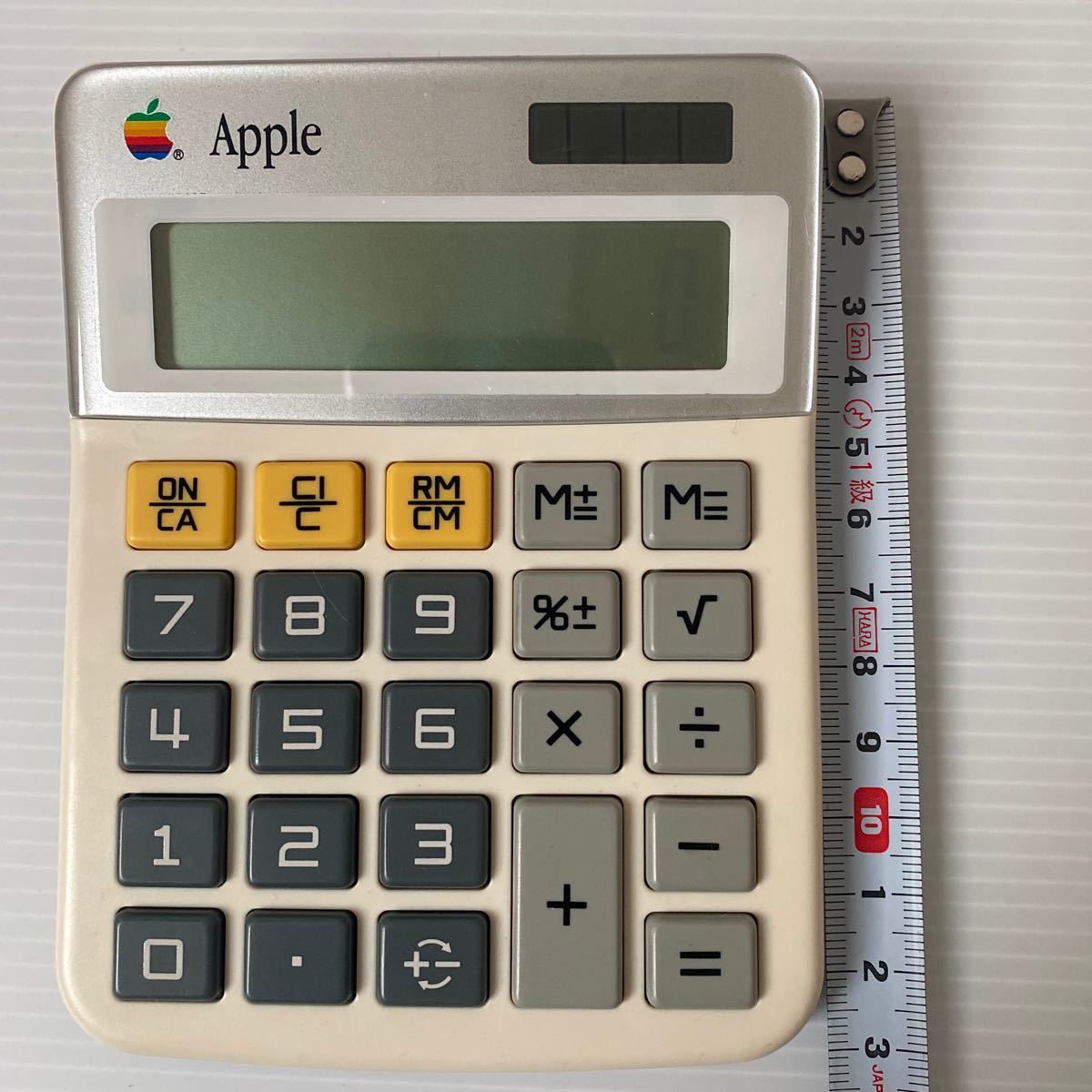 Apple canon LS-100H 計算機アップル 中古 古い物ご理解頂ける方 13×10×厚み約2cm 劇レア アップル計算機 コレクションに