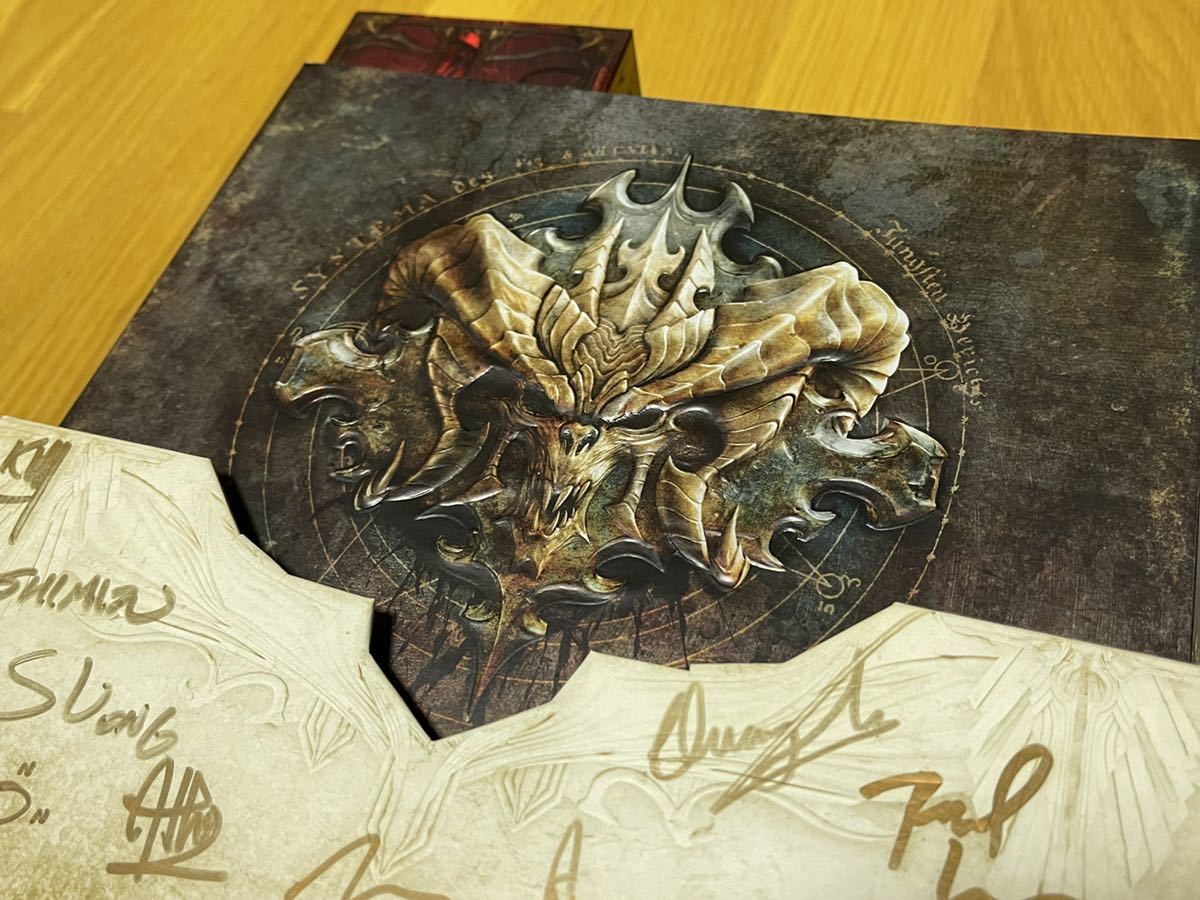 Diablo 3 Collectors Edition Signed ディアブロ3 サイン入り コレクターズエディション Blizzcon Reaper of Souls おまけ 検 イモータル 4の画像4