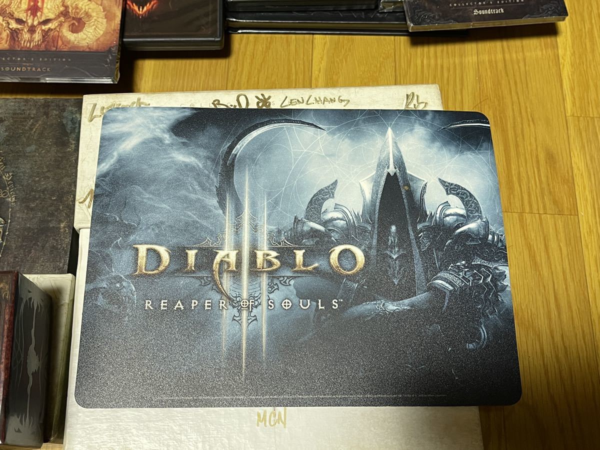 Diablo 3 Collectors Edition Signed ディアブロ3 サイン入り コレクターズエディション Blizzcon Reaper of Souls おまけ 検 イモータル 4の画像8