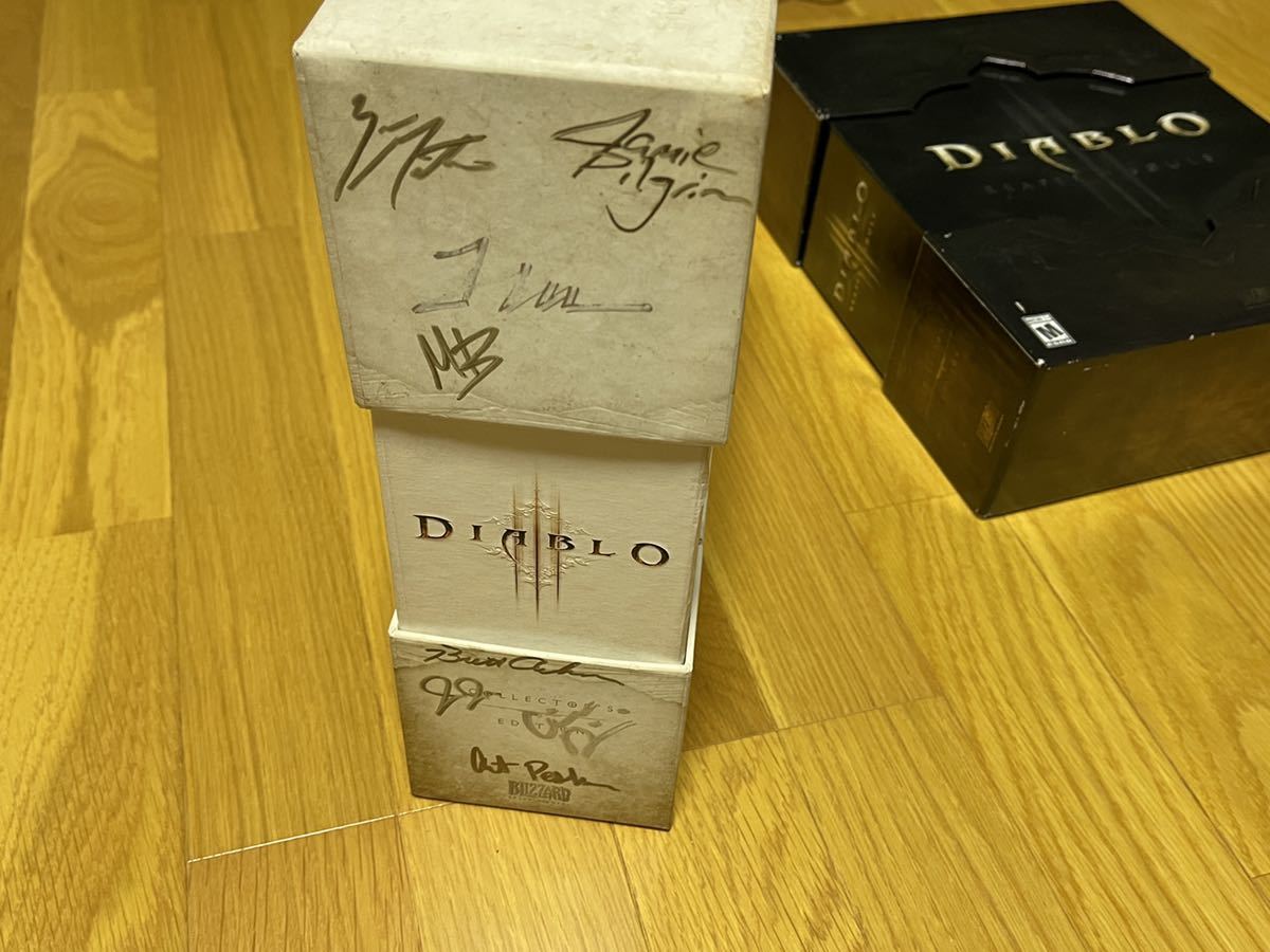 Diablo 3 Collectors Edition Signed ディアブロ3 サイン入り コレクターズエディション Blizzcon Reaper of Souls おまけ 検 イモータル 4の画像2