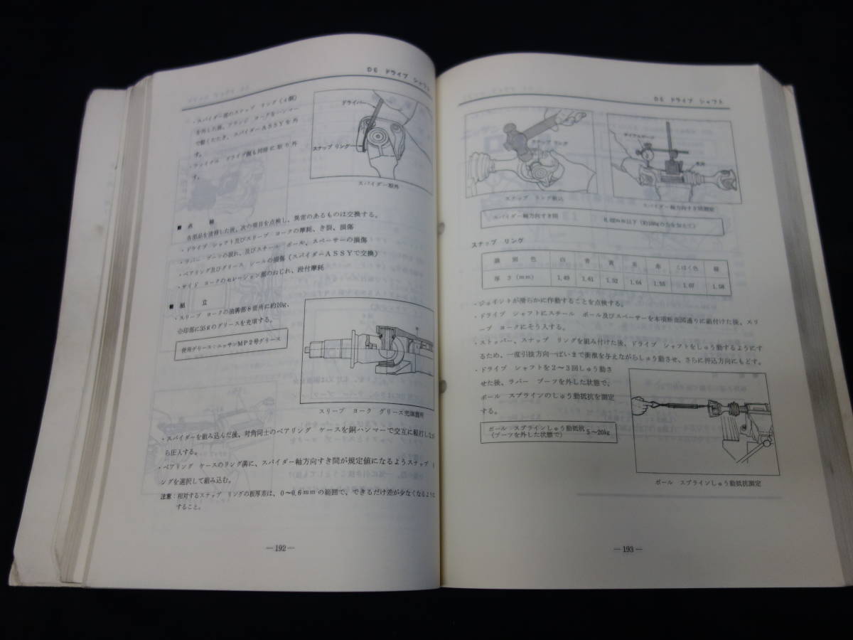 【￥7000 即決】日産 ローレル C31型 整備要領書 本編【当時もの】_画像7