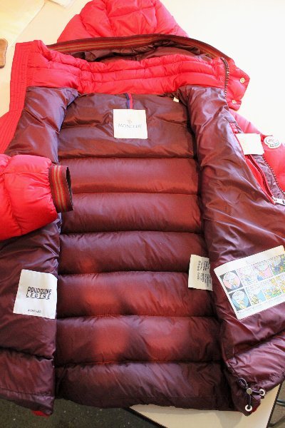モンクレール.MONCLER.THOULE.トゥール.サイズ0.レッド..国内正規.マヤ