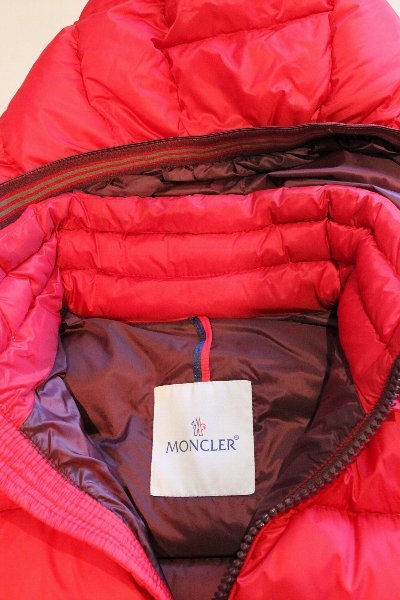 モンクレール.MONCLER.THOULE.トゥール.サイズ0.レッド..国内正規.マヤ