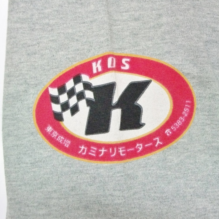 カミナリ×テッドマン コラボ長袖Tシャツ ロンT TDKMLT-111 TEDMAN×サンパチ アッシュ XL LL 2L アメカジ レトロ 旧車 GT380_画像5