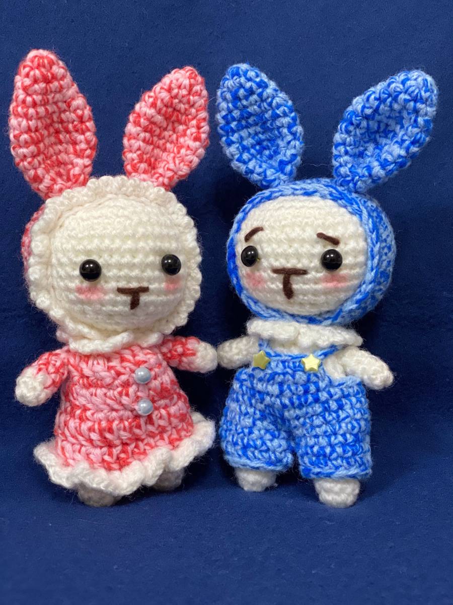  braided ... knitting hand made small .... sister (ko rabbit both large ). that man 1 body ornament &. thing 