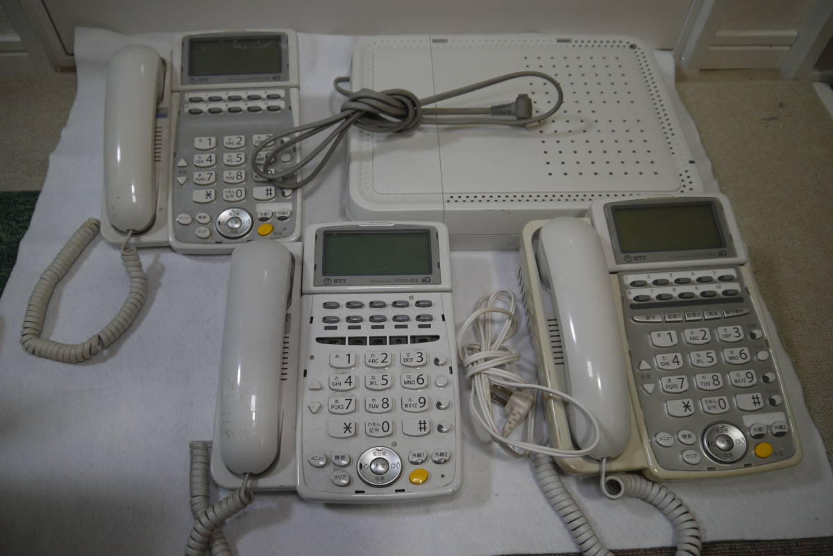 NTT ネットコミュニティシステムBXⅡ 主装置 3台セット ビジネスフォン