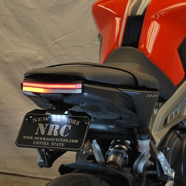 NEW RAGE CYCLES MT-09 14-16 fenderless kit +LED turn signal 