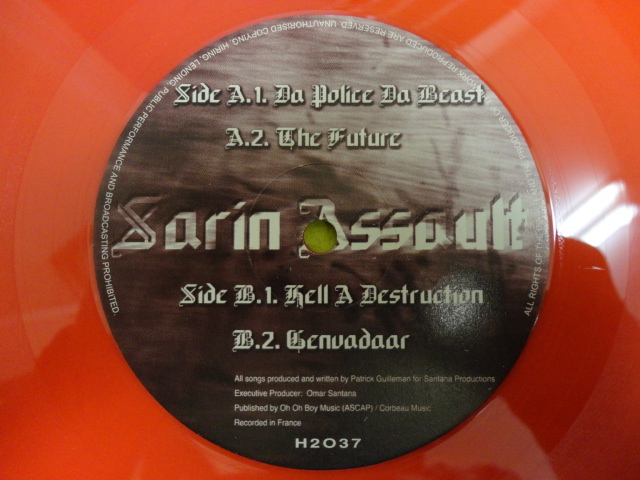 Sarin Assault - Da Police Da Beast オリジナル原盤 12 ハードコア・サウンド レア　　視聴_画像3