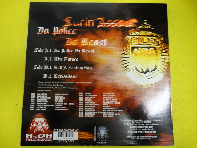 Sarin Assault - Da Police Da Beast オリジナル原盤 12 ハードコア・サウンド レア　　視聴_画像2