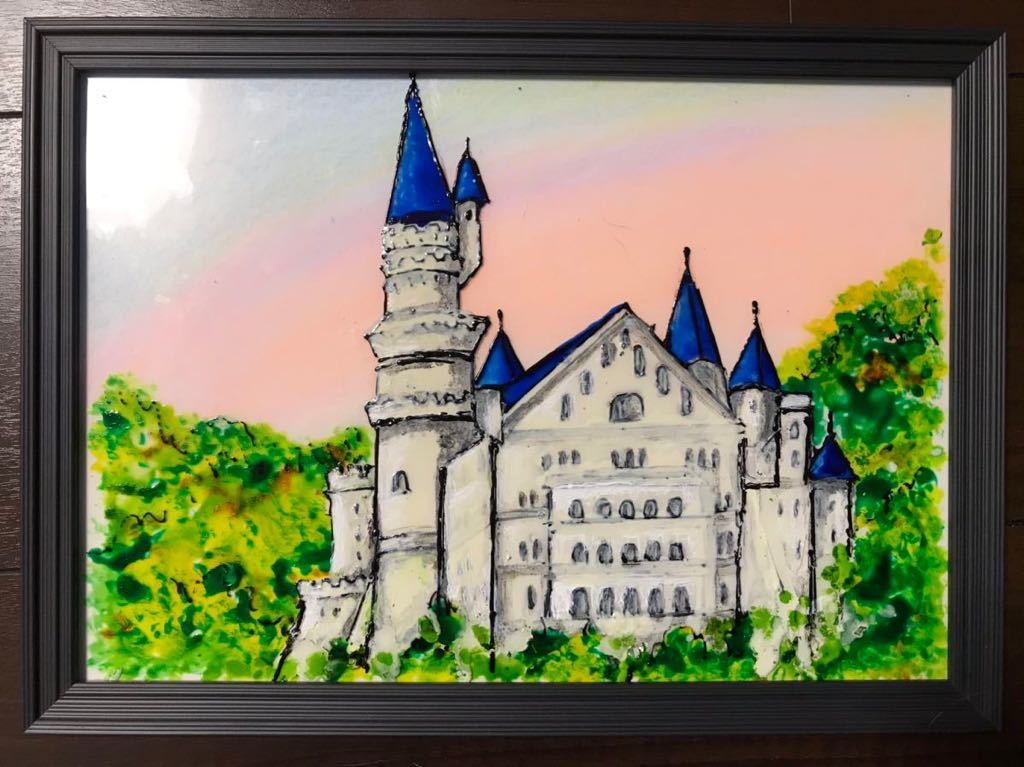 Yahoo!オークション - A4size ステンドグラス風 アート ガラス絵 Yahoo!オークション - A4size ステンドグラス風 アート ガラス絵