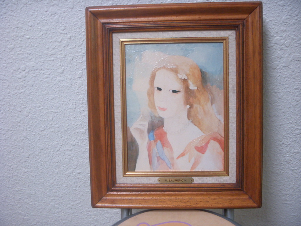 「千櫻」模写・フランス製の復刻絵画(直輸入品）マリーローランサン_画像6