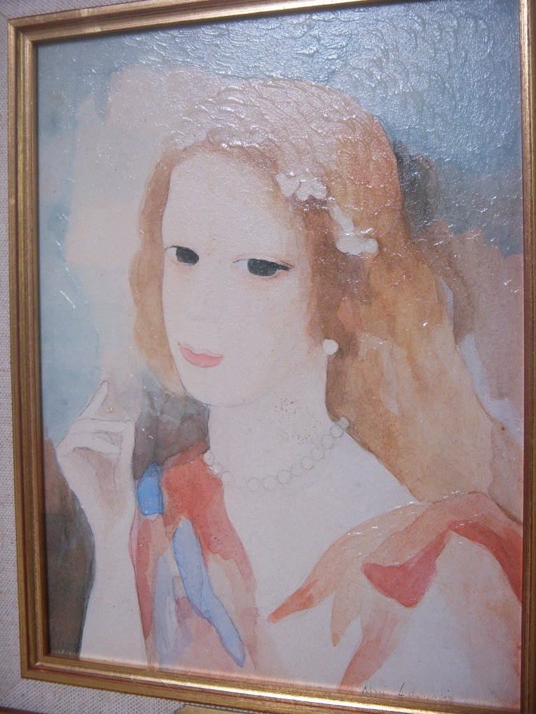 「千櫻」模写・フランス製の復刻絵画(直輸入品）マリーローランサン