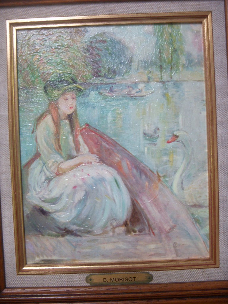 「千櫻」模写・フランス製絵画　ベルト・モリゾー