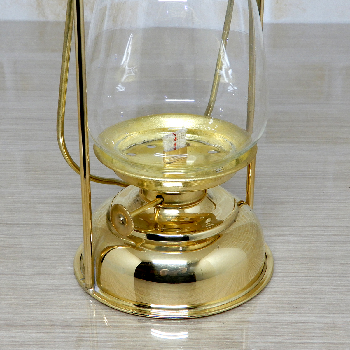 替芯付新品 Skaters Style Oil Lantern - Solid Brass 【日本未発売