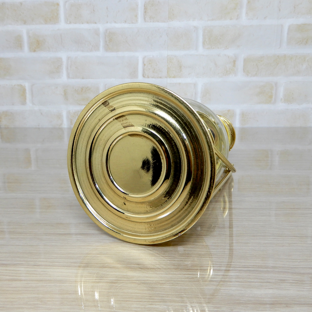 替芯付【送料無料】新品 Skaters Style Oil Lantern - Solid Brass 【日本未発売】 ◇スケーターズ 真鍮 ハリケーンランタン ブラス 未使用_画像10