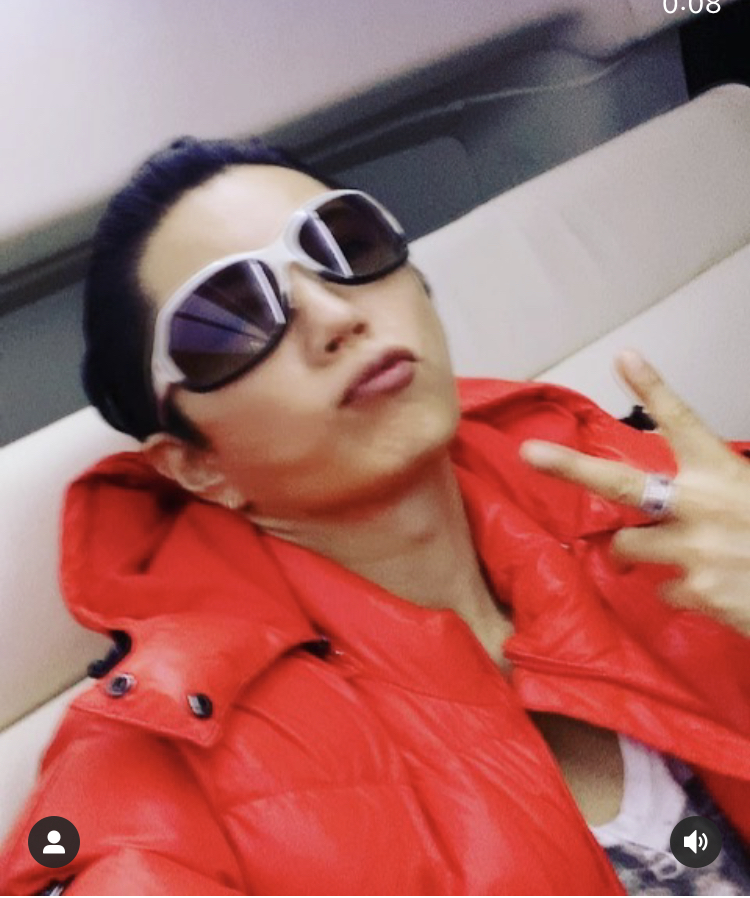 ☆GACKT着用 エンポリオアルマーニ ダウンジャケット オレンジ