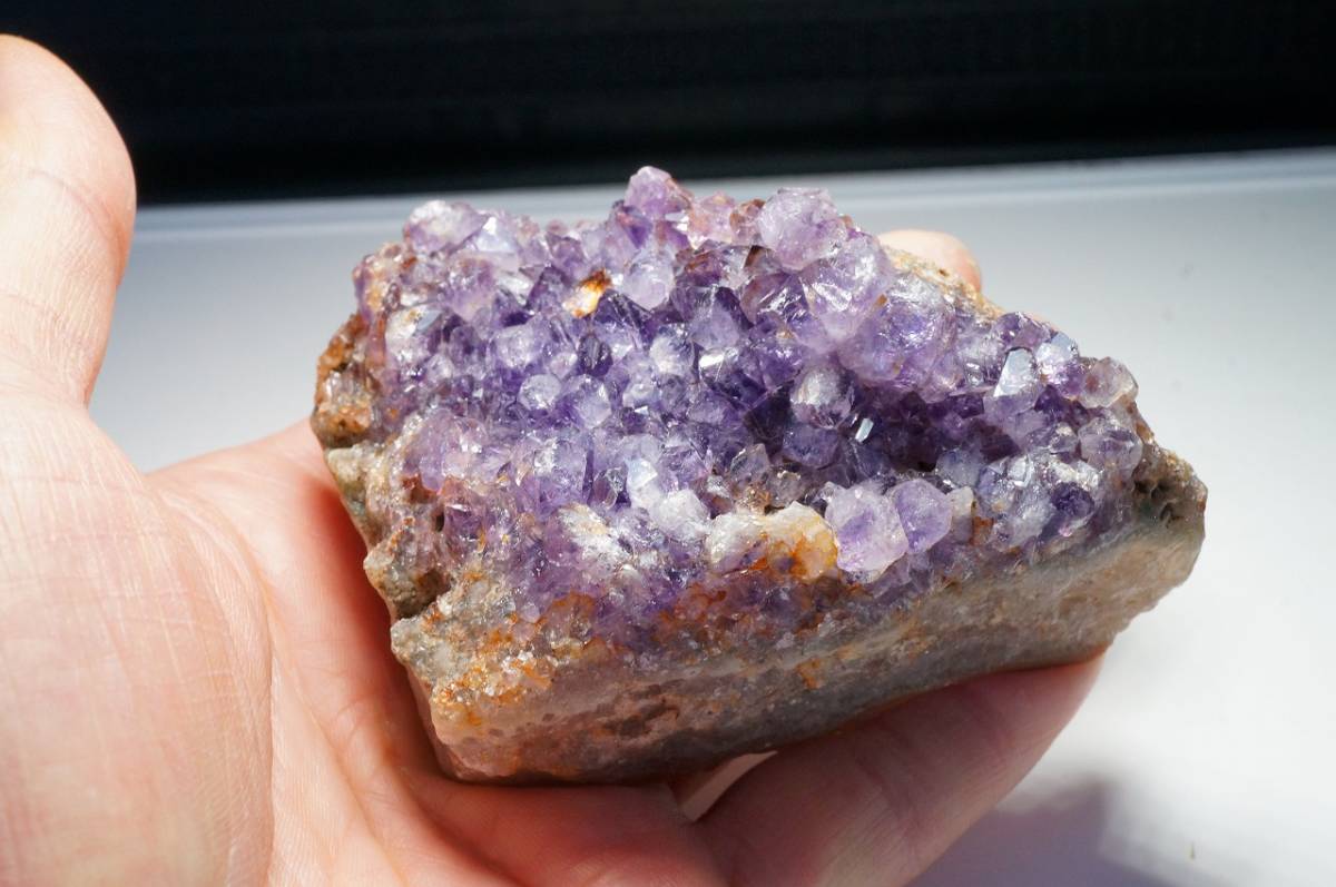 30年前の未使用在庫!アメジストウルグアイ産/amethyst /紫水晶/アメジスト【原石239g】_画像6