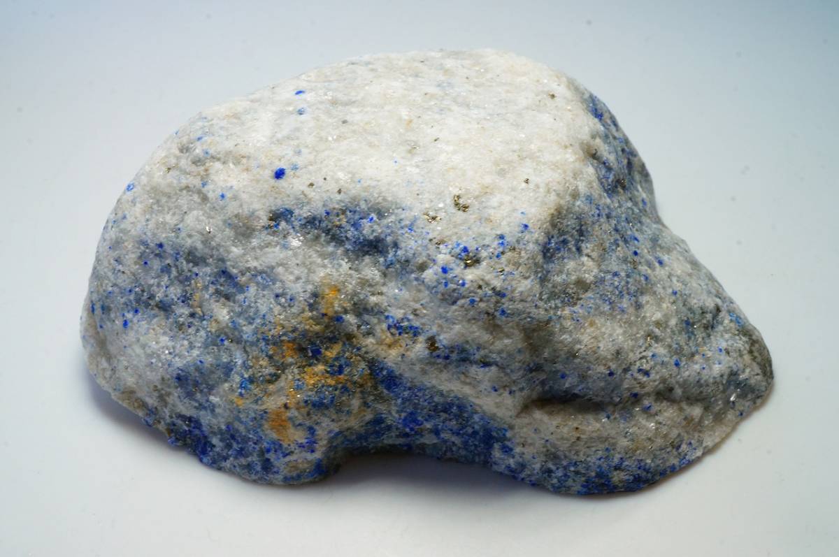 フェルメール ブルー30年前の在庫なので上質!藍色が綺麗な上質アフガニスタン産ラピスラズリ/ラピス/ウルトラマリンブルー原石/312g_画像4