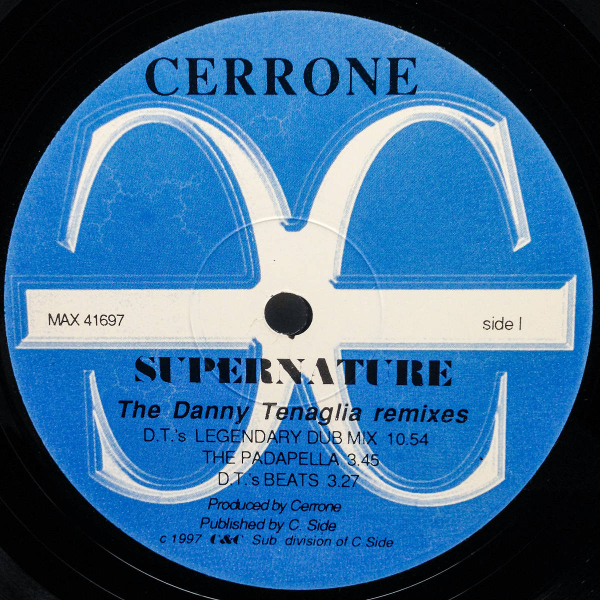 [12] ジャケ無し / C. Side Music / MAX 41697 / Cerrone / Supernature (The Danny Tenaglia Remixes) / House_画像1