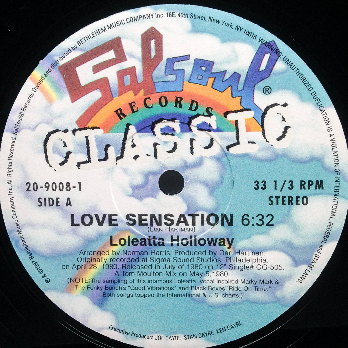 [12] Salsoul Records / 20-9008-1 / Loleatta Holloway First Choice / Love Sensation Love & Happiness / Disco / Funk_画像1