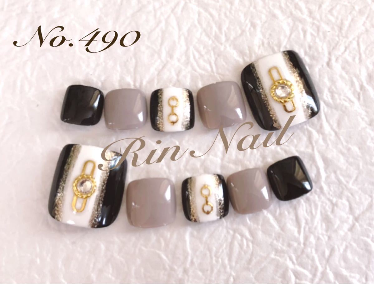 Paypayフリマ No 490 フットネイルチップ 足用 Paypayフリマ No 490 フットネイルチップ 足用