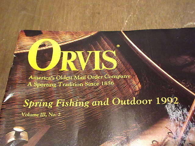  Vintage 90\'s*ORVIS 1992 год каталог Volume III, No.2*210208n8-otclct 1990s Orbis рыбалка рыбалка уличный журнал 