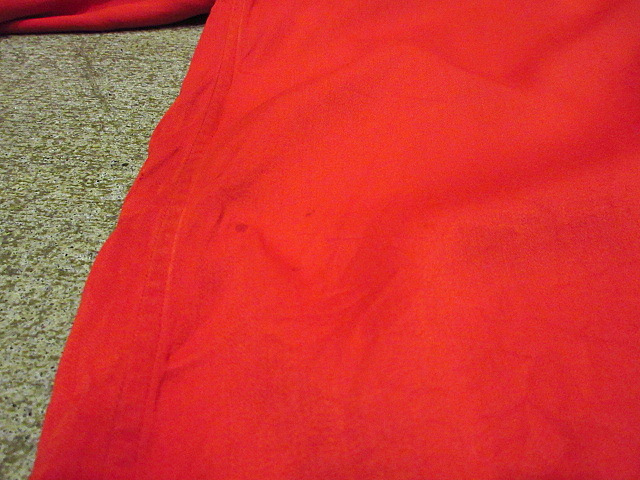 ビンテージ50's●長袖ループカラーシャツ赤size L●210126s2-m-lssh-lp古着開襟シャツロカビリーUSAオープンカラーシャツメンズ_画像7