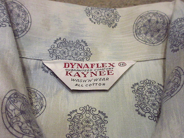  Vintage 60\'s*DEADSTOCK DYNAFLEX KAYNEE Kids хлопок общий рисунок пижама комплект size 16*210212f8-k-stup б/у одежда две части выставить 