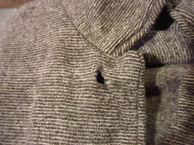  Vintage ~40\'s* Kids border stand-up collar wool jacket *210217s2-k-jk 30s1930s1940s tea white Brown knitted girls 