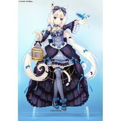 NEKO WORKs(さより)『ネコぱら』バニラ ビッグアクリルフィギュア