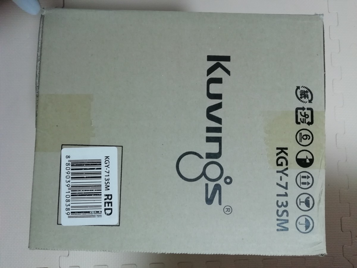 クビンスヨーグルト＆チーズメーカー レッド　KGY-713SM-R
