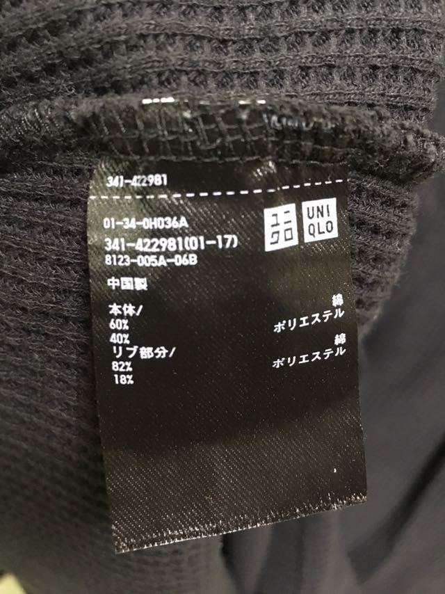 Paypayフリマ L Lサイズ ユニクロ メンズ 大きいサイズトップス 長袖カットソー 黒 Paypayフリマ L Lサイズ ユニクロ メンズ 大きいサイズトップス 長袖カットソー 黒