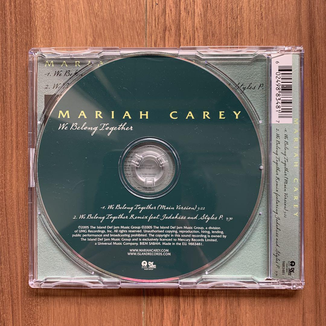 Mariah Carey マライア・キャリー We belong together ウィ・ビロング・トゥゲザー UK盤シングル_画像2
