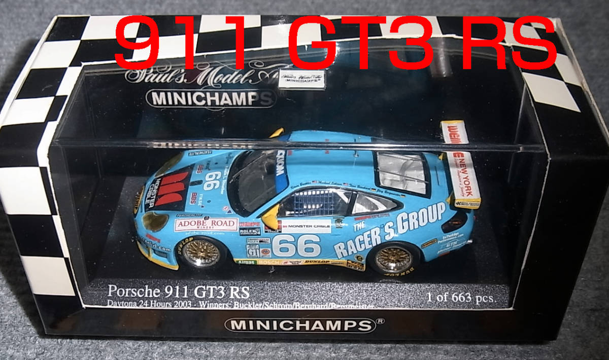 1/43 ポルシェ 911 GT3 RS 2003 GT3R デイトナ 24H 優勝 PORSCHE 996