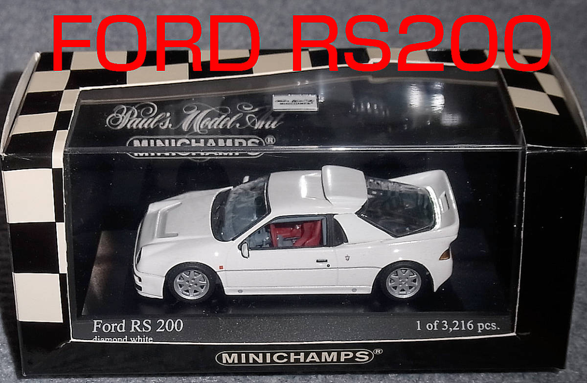 1/43 Ford RS200 белый 1986 FORD