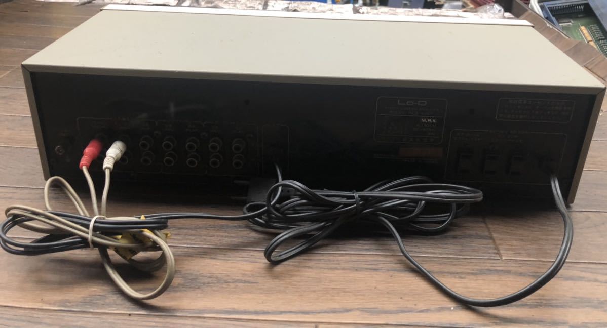 通電確認済　日立　LO-D STEREO CONTROL AMPLIFIER HCA-4590_画像7