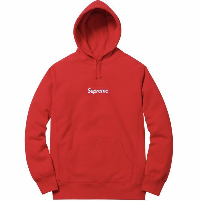 Supreme 12AW Box logo pullover sweatshirt hooded M シュプリーム ボックスロゴ パーカー 赤 red スウェット