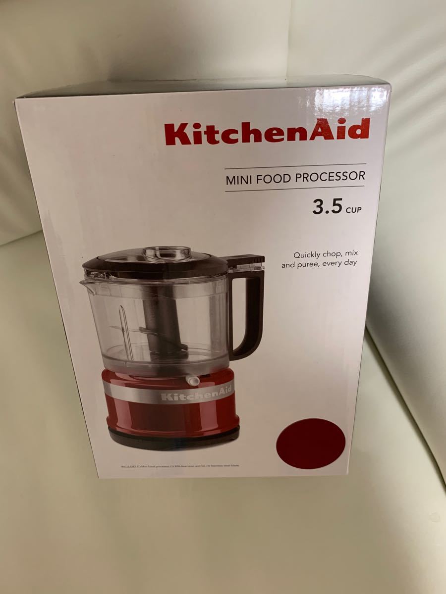 KitchenAid フードプロセッサー　ミニフードプロセッサー　 キッチンエイド　赤　レッド