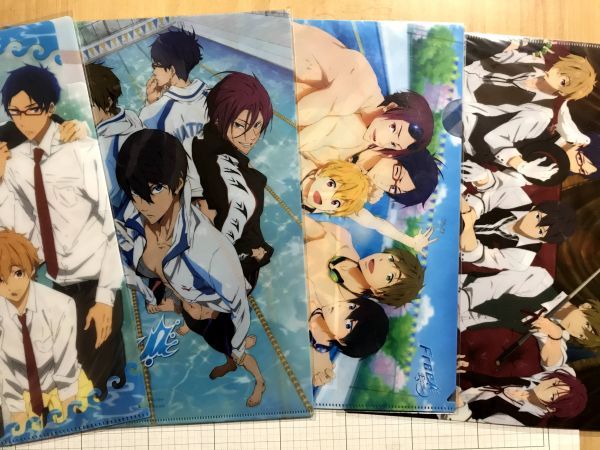 52%OFF!】 Free Thanks Birthday クリアファイル 葉月渚 Free! クリアファイルセット☆橘真琴 リンクアップバースデー イオン他