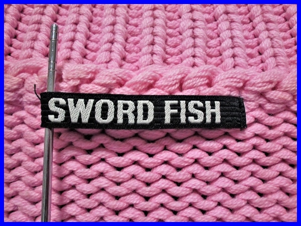 即決! ソードフィッシュ 長袖ローゲージニットカーディガン レディースF SWORD FISH_画像9