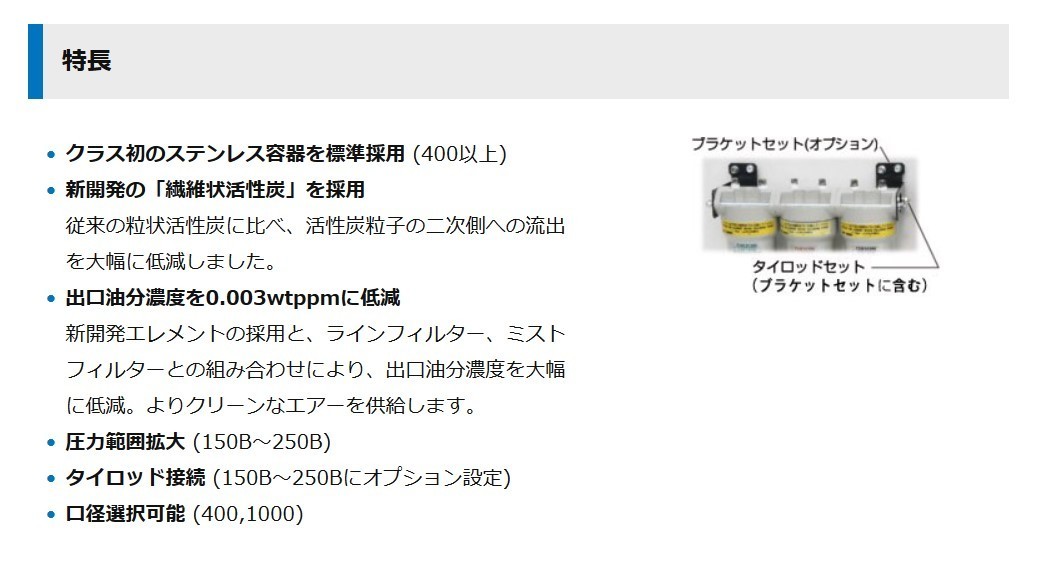 オリオン 臭気除去 KSF12900B フィルター 圧縮空気洗清浄器_画像2