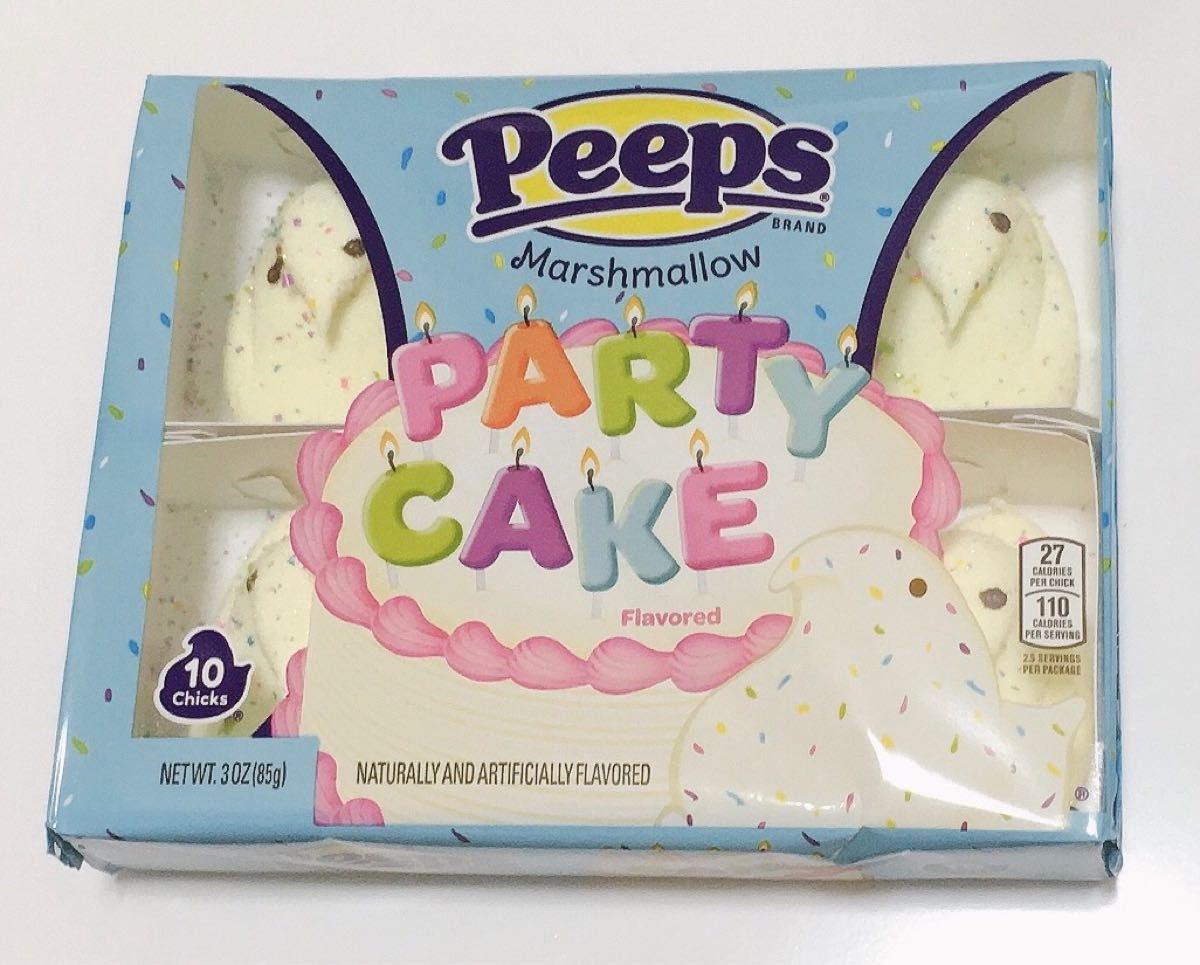 Paypayフリマ Peeps マシュマロ ひよこ パーティーケーキ味 1袋 Paypayフリマ Peeps マシュマロ ひよこ パーティーケーキ味 1袋