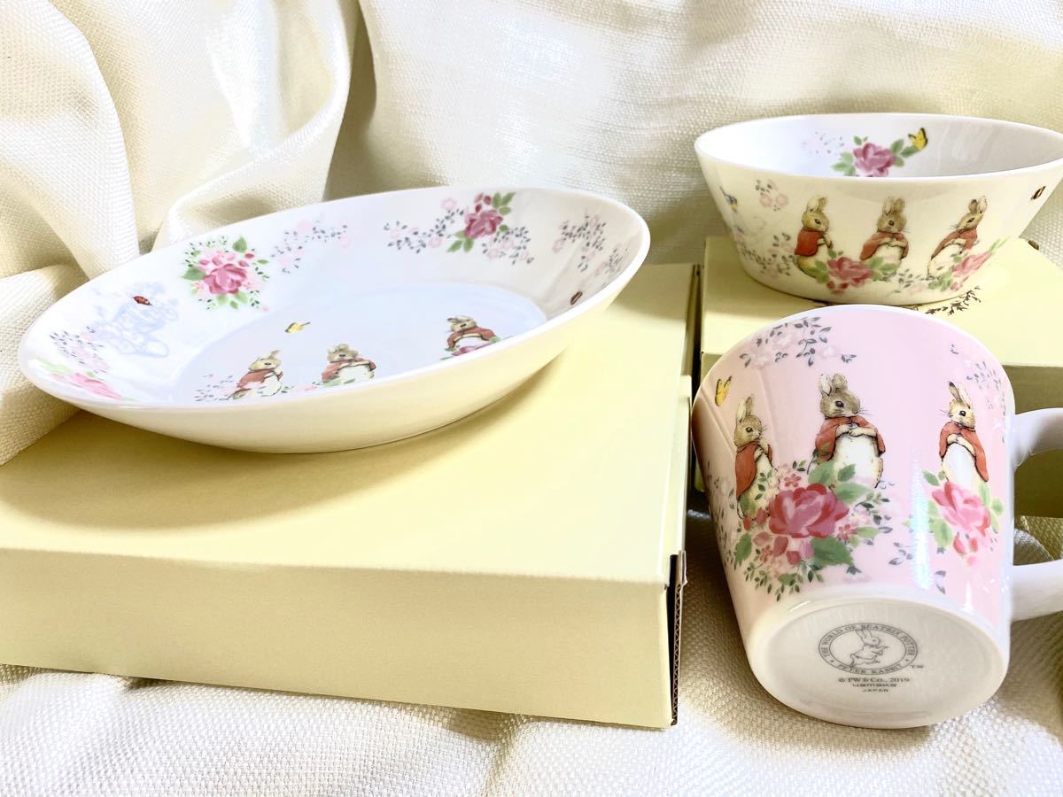 Paypayフリマ 新品 未使用 ダイソー ピーターラビット シスターズ 食器3点セット Paypayフリマ 新品 未使用 ダイソー ピーターラビット シスターズ 食器3点セット