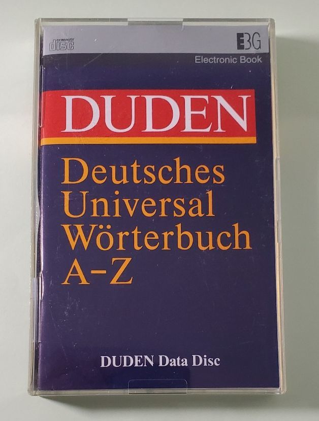 du-ten universal large dictionary electron book version EBG three . company DUDEN