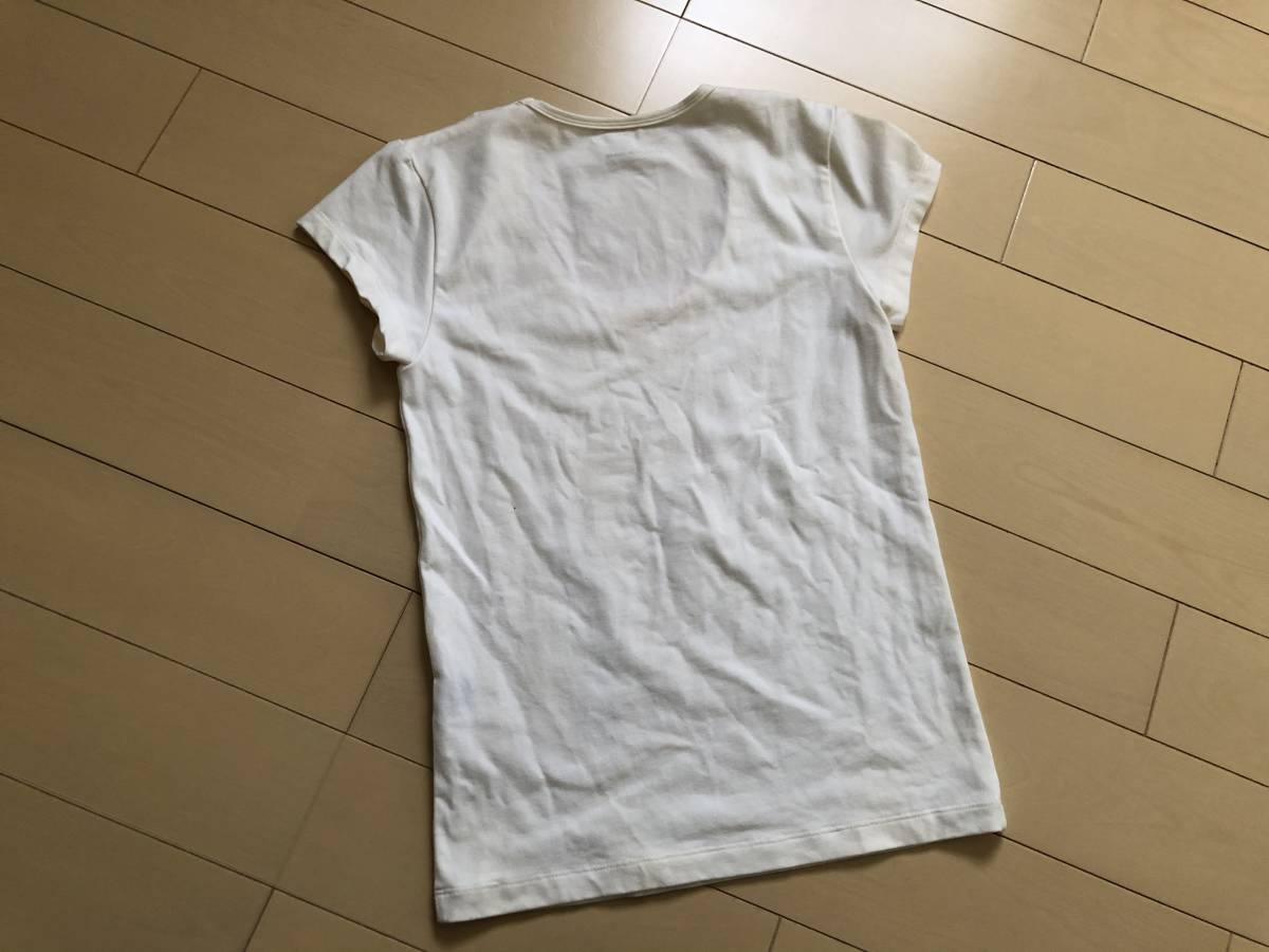 ATELIER SAB アトリエサブ 丸首 半袖Tシャツ オフホワイト サイズ40_画像2