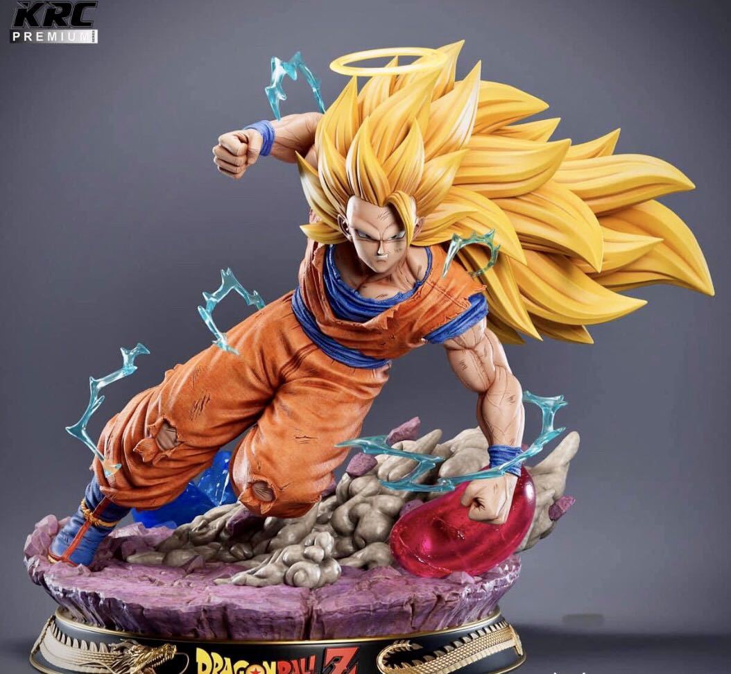 ドラゴンボール フィギュア超サイヤ人 三悟空 塗装済みガレージキット