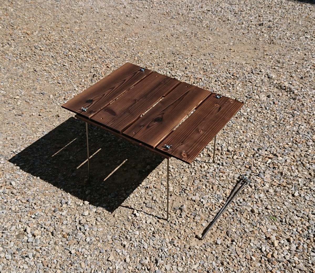 BBQ ヘキサテーブル 91×91cm 【組立簡単、軽量、収納コンパクト】
