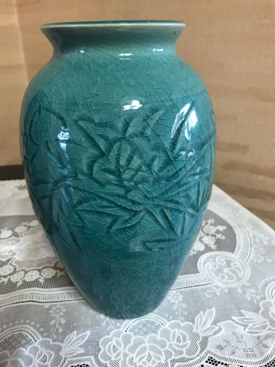花瓶 花器　陶器　中古　独特な形　2本